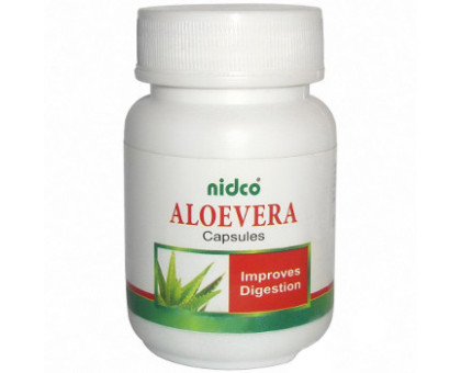 Aloe vera सार NidCo, 60 कैप्सूल