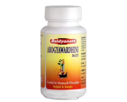 Arogyavardhini vati (Arogyawardhini bati) Baidyanath, 80 गोलियाँ - 24 ग्राम