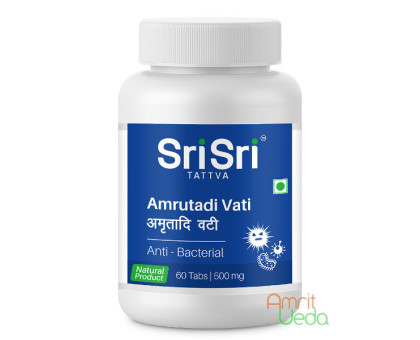 Amrutadi vati Sri Sri Tattva, 60 गोलियाँ