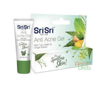 Anti acne gel Sri Sri Tattva, 10 ग्राम