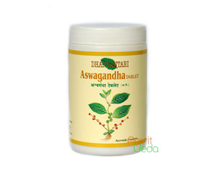 Ashwagandha Dhanvantari, 200 ग्राम ~ 400 गोलियाँ ~ 400 गोलियाँ