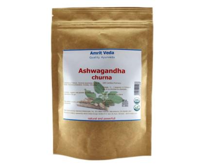 Ashwagandha पाउडर organic Amrit Veda, 100 ग्राम