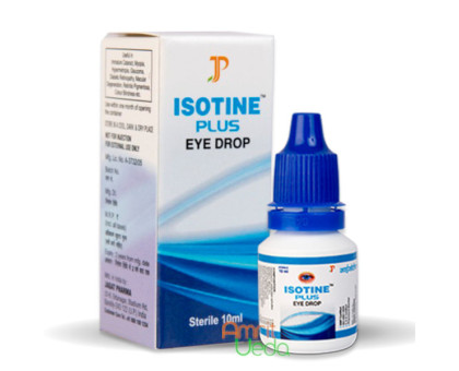 Eye drops Isotine Plus Jagat pharma, 10 किलोग्राम