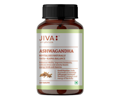 Ashwagandha Jiva, 120 गोलियाँ