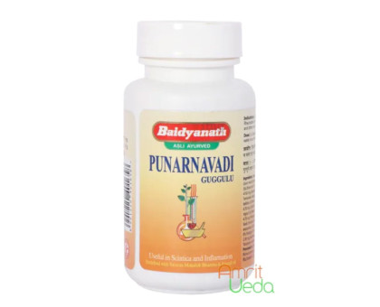 Punarnavadi Guggulu Baidyanath, 80 गोलियाँ - 30 ग्राम