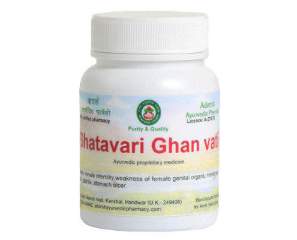 Shatavari सार Adarsh Ayurvedic, 40 ग्राम ~ 100 गोलियाँ