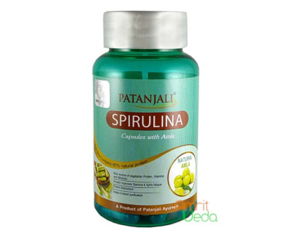 Spirulina with Amla Patanjali, 60 कैप्सूल