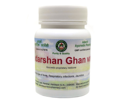 Sudarshan सार Adarsh Ayurvedic, 20 ग्राम ~ 55 गोलियाँ