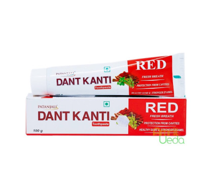 Toothpaste Dant Kanti Red Patanjali, 100 ग्राम