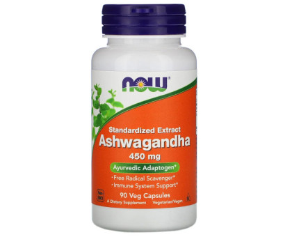 Ashwagandha सार 450 mg Now Foods, 90 कैप्सूल