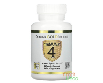 Immune 4 California Gold Nutrition, 60 कैप्सूल