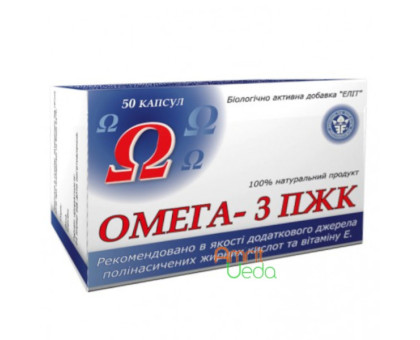 Omega 3 PUFA Elit-Pharm, 50 कैप्सूल