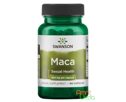 Peruvian Maca सार 500 mg Swanson, 60 कैप्सूल