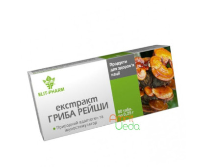 Reishi सार Elit-Pharm, 80 गोलियाँ