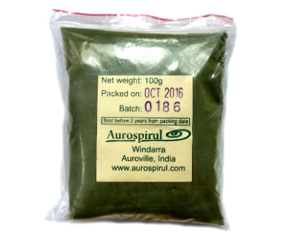 Spirulina पाउडर Aurospirul, 100 ग्राम