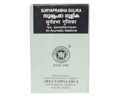 Suryaprabha gulika Kottakkal, 100 गोलियाँ